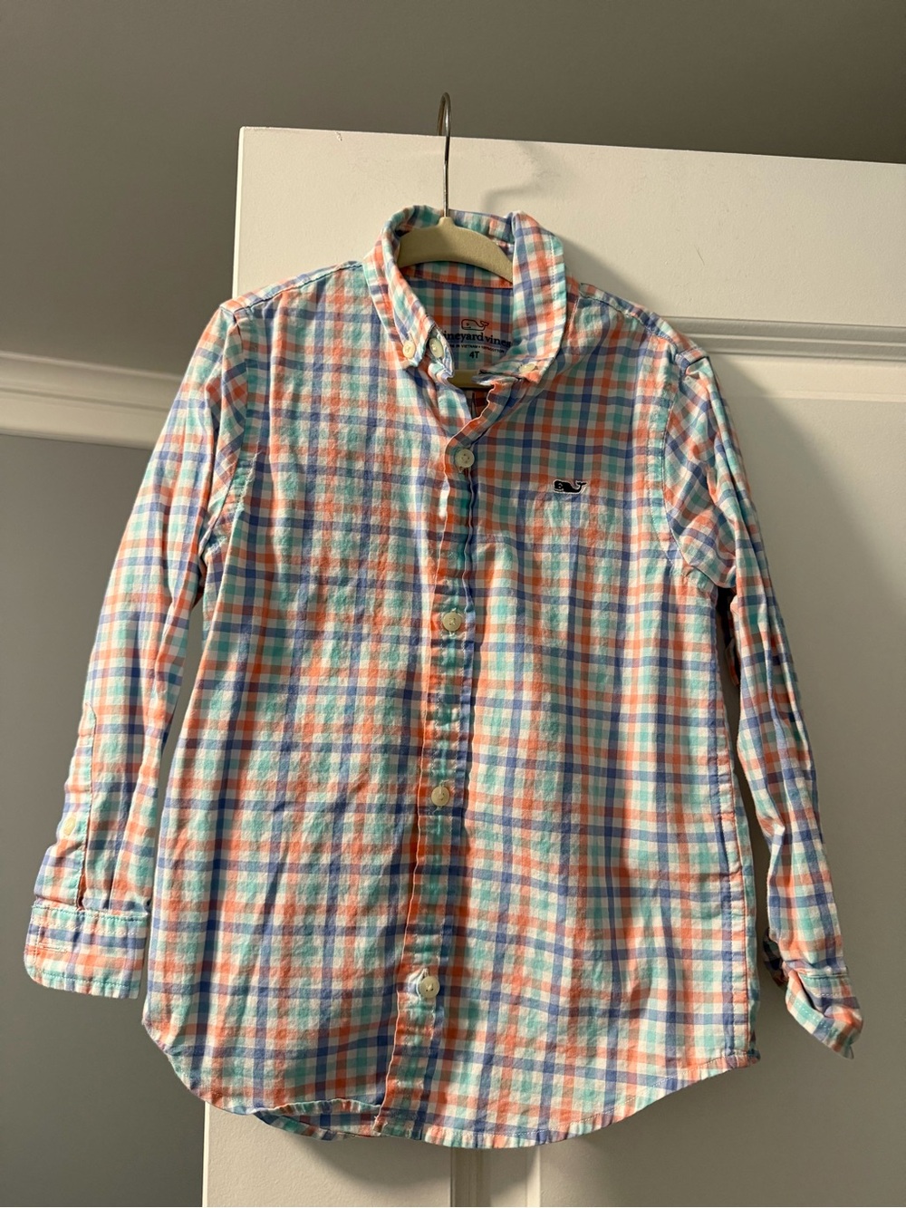 Vineyard Vines Plaid Button-Down Shirt - Boys 4T